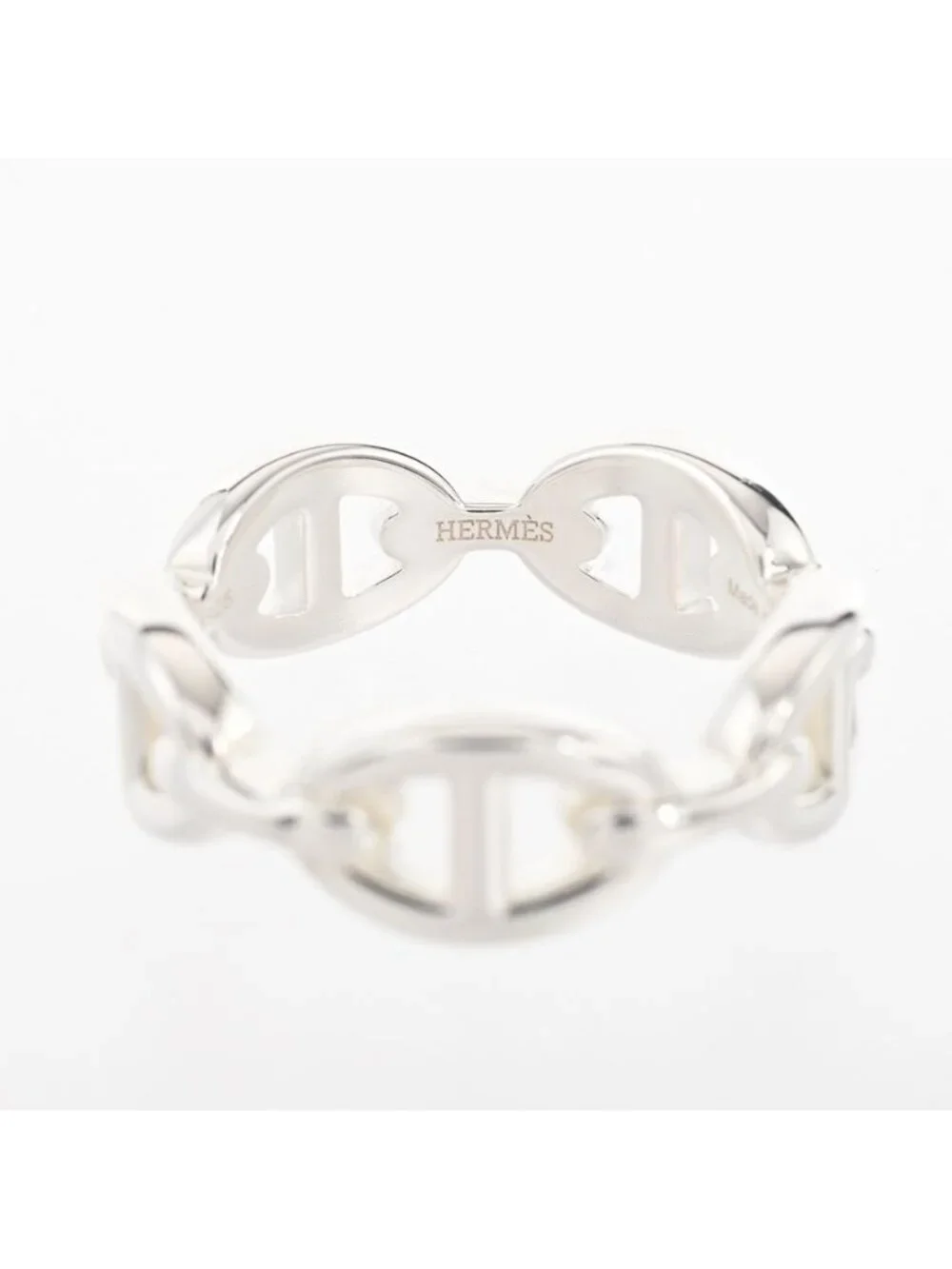 Hermes Ring Chaine D'ancre Enchainee PM